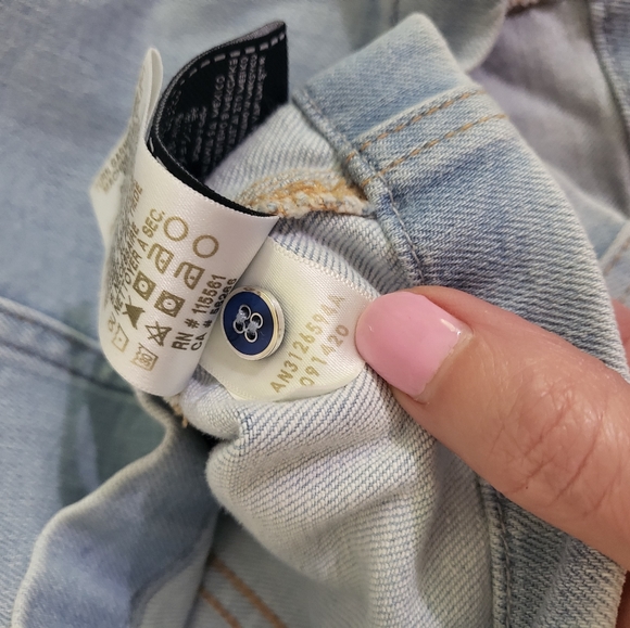 7 For All Mankind Sleeveless Denim Bustier New Top - Picture 7 of 8